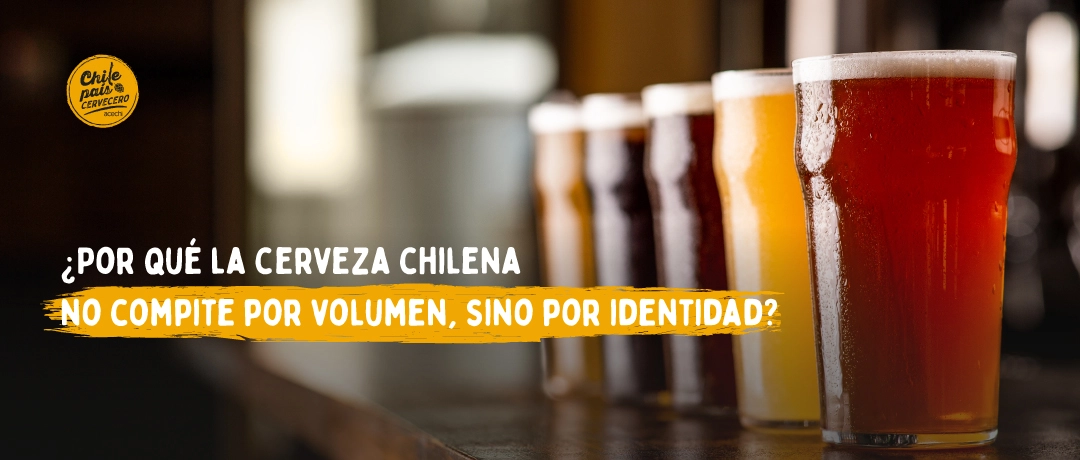 Vasos de cerveza artesanal chilena que representan identidad y cultura cervecera